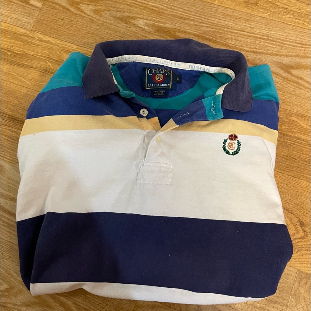 Men’s Chaps  Ralph Lauren Polo Shirt. Size L.